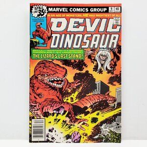 Devil Dinosaur Comic Book #9 Marvel Dec. 1978 Lizard's Last Stand NM